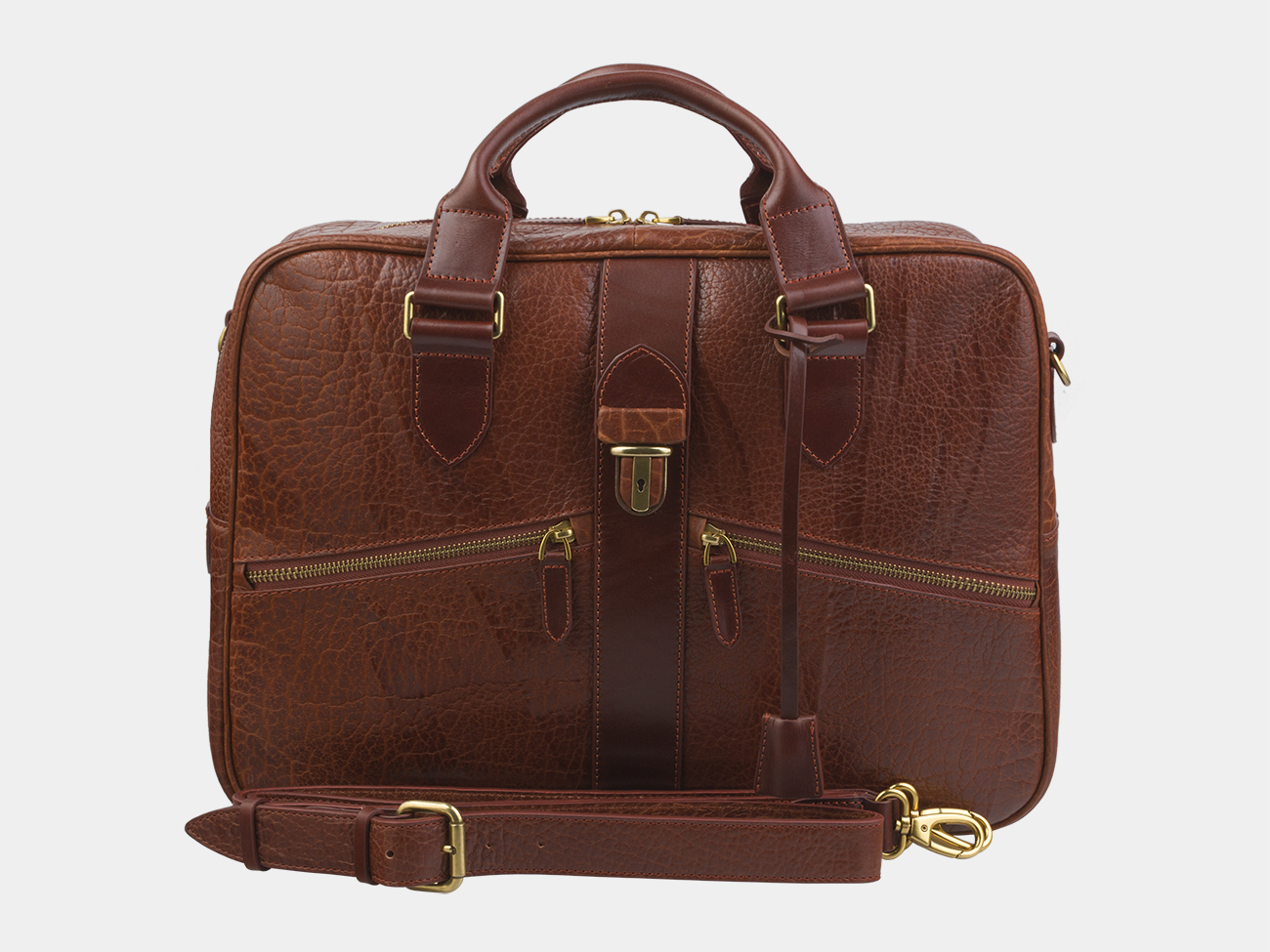 Кожаная деловая сумка "Окленд" (коньячный бизон), Коричневый, PF0022 Cognac Bizon
Кожаная деловая сумка "Окленд" (коньячный бизон), Коричневый, PF0022 Cognac Bizon