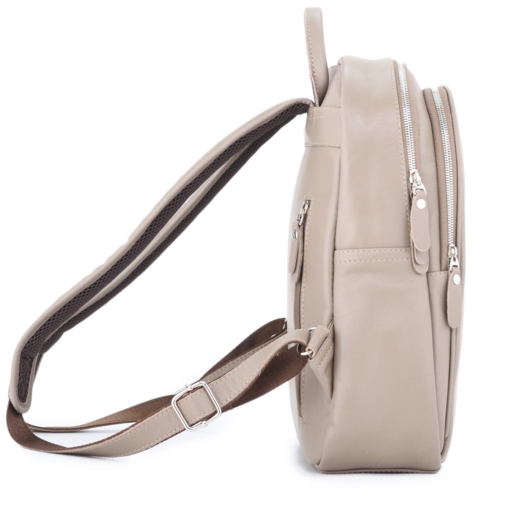 Кожаный рюкзак "Рамона" (капучино)