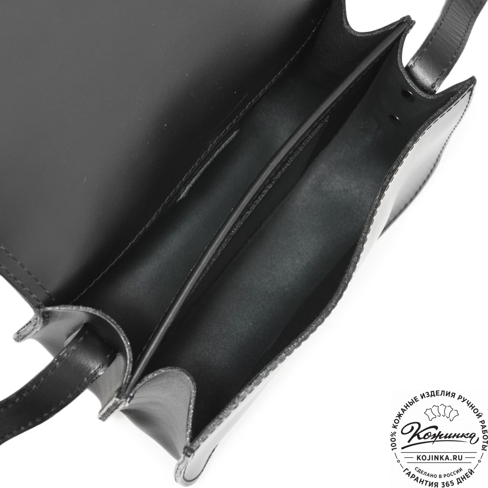 Женская кожаная сумка "Аргентина" (черный)