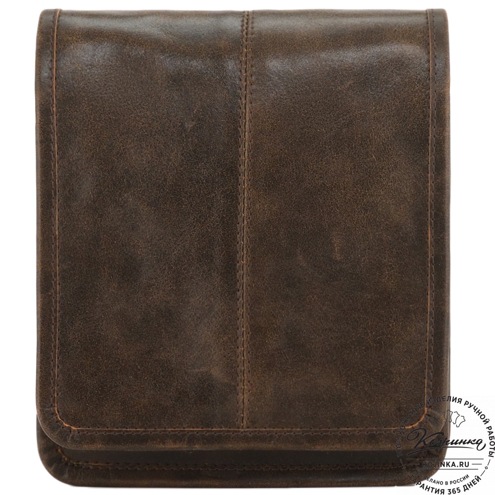 Кожаная сумка "Митчел мини" (коричневая наппа)