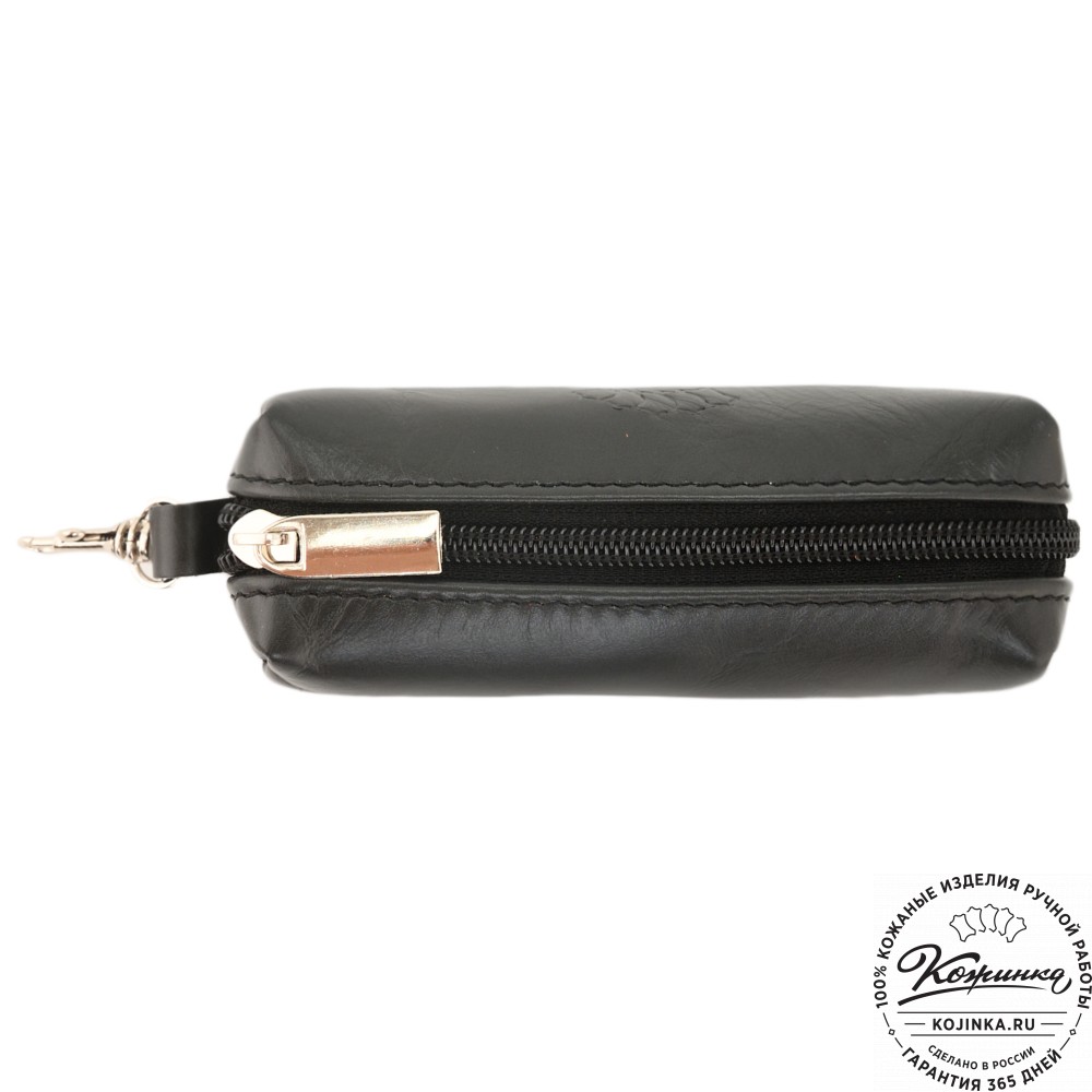 Кожаная ключница «Мальта нью» (черная)