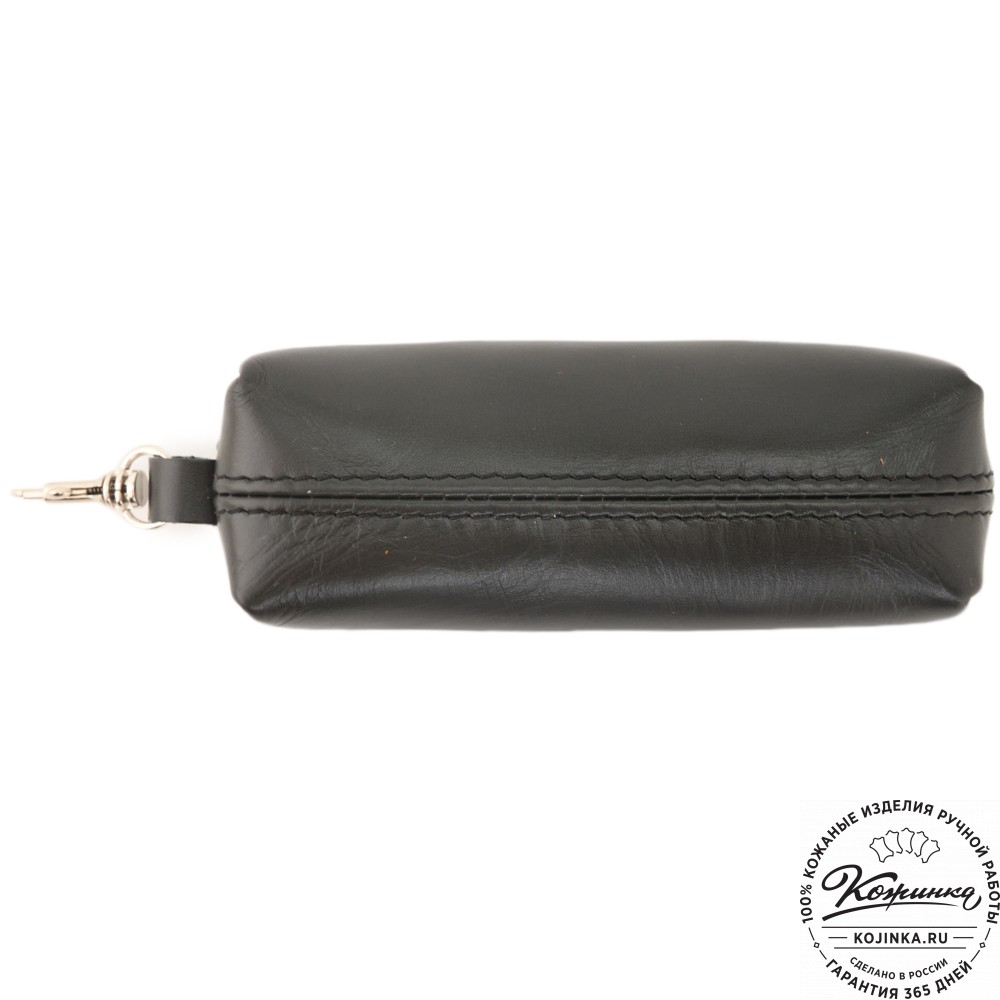 Кожаная ключница «Мальта нью» (черная)