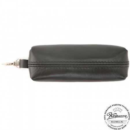 Кожаная ключница «Мальта нью» (черная)