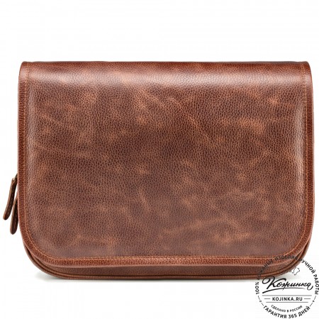 Кожаная сумка "Риана" (светло-коричневая)