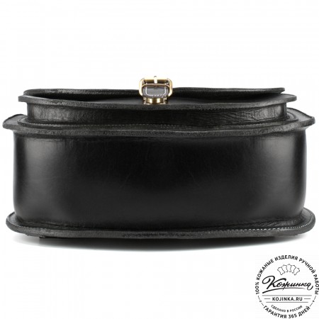 Кожаный рюкзак "Геральд" (чёрный)