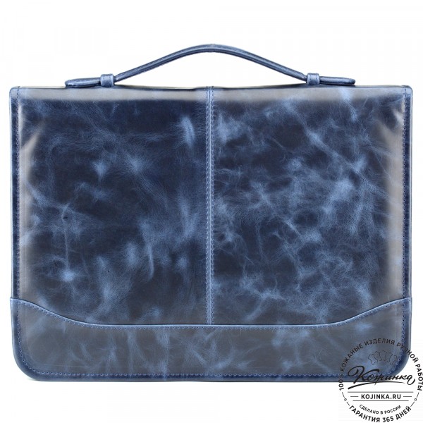 Папка для документов "Атташе" (синий антик). фото 1
