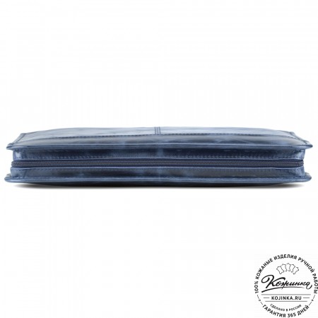 Папка для документов "Атташе" (синий антик)