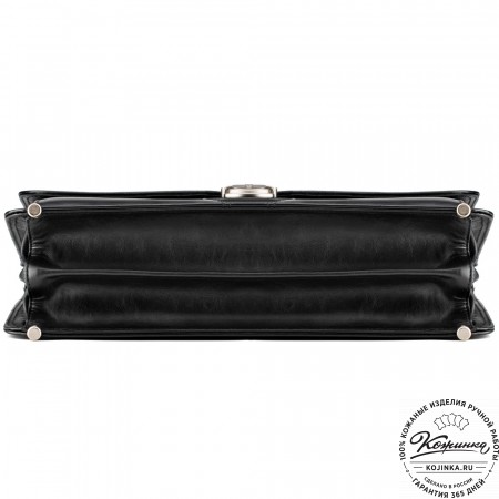 Кожаный портфель "Оскар" (черный)