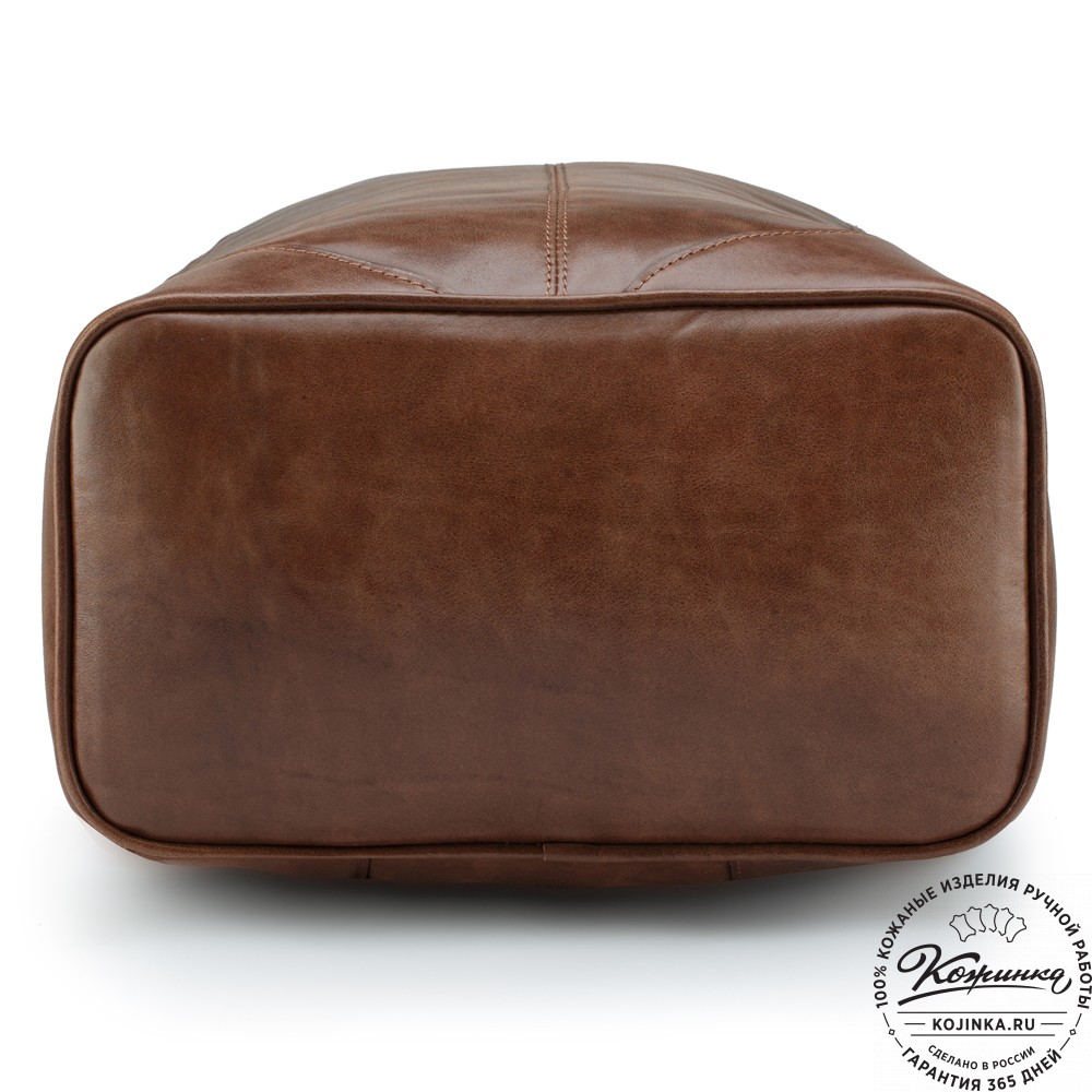 Кожаный рюкзак "Венгрия" (коричневый)