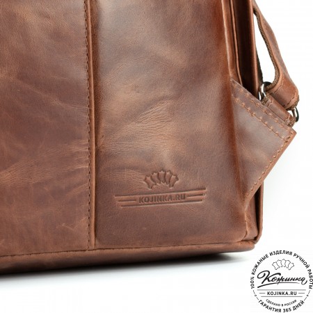 Кожаный рюкзак "Ганнибал" (коричневый воск)