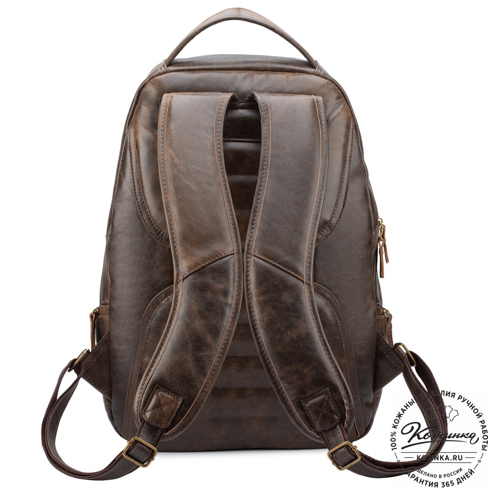 Кожаный рюкзак "Ланселот" (коричневая наппа)