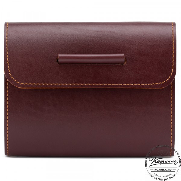 Кожаный ежедневник на кольцах "Самуэль" (коричневый). фото 1