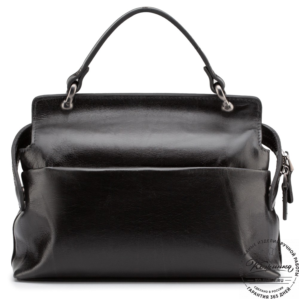 Женская кожаная сумка "Орнелла"  "Кот в очках" 