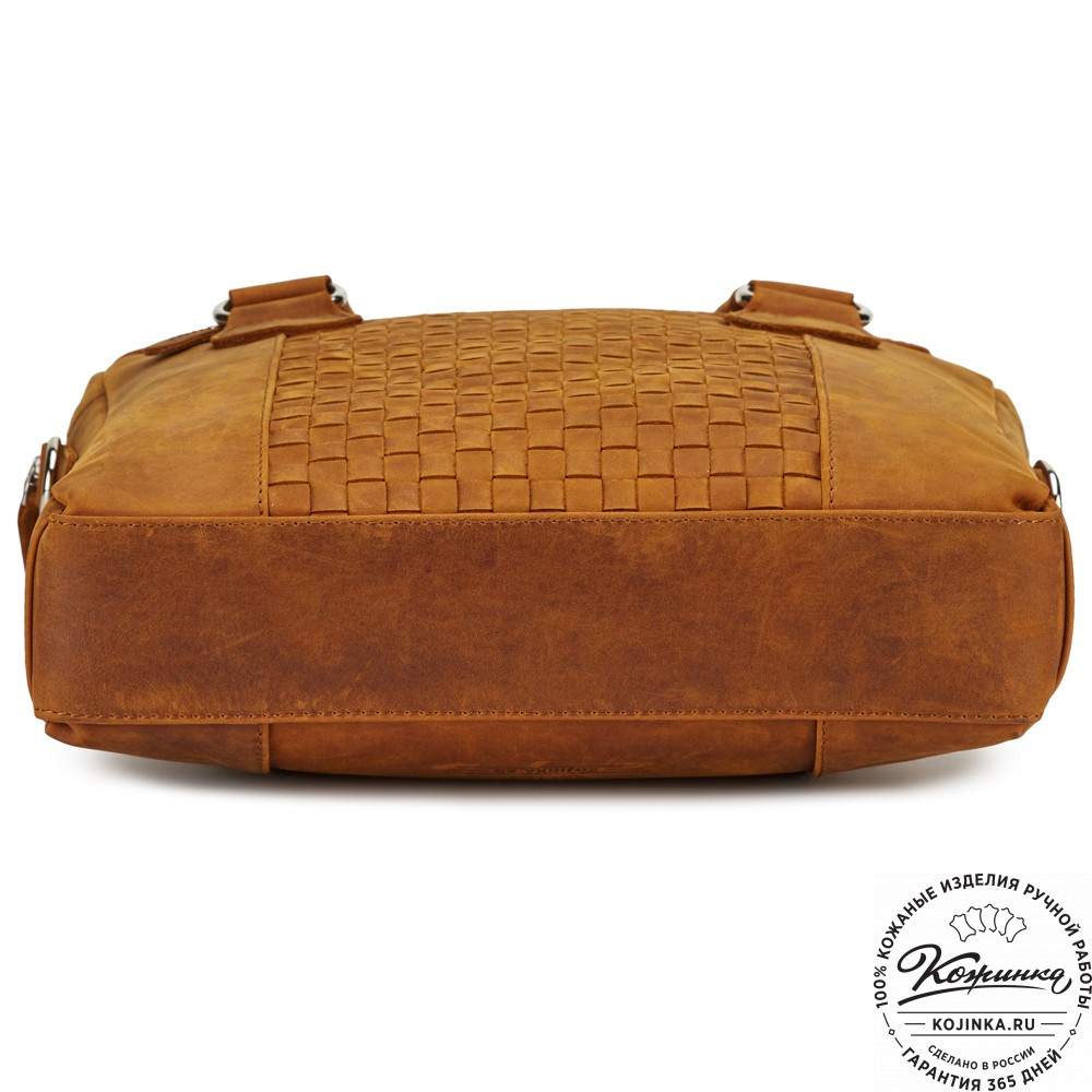 Кожаная сумка "Крюгер" (коричневый крейзи)