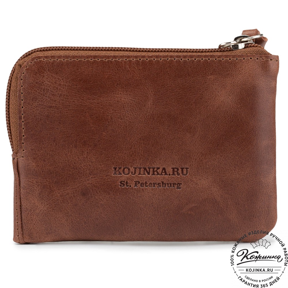Кожаный кошелёк "Баден" (коричневый)