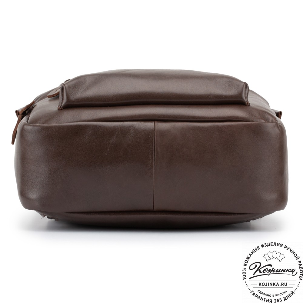 Кожаный рюкзак "Стефания" (коричневая гладкая кожа)