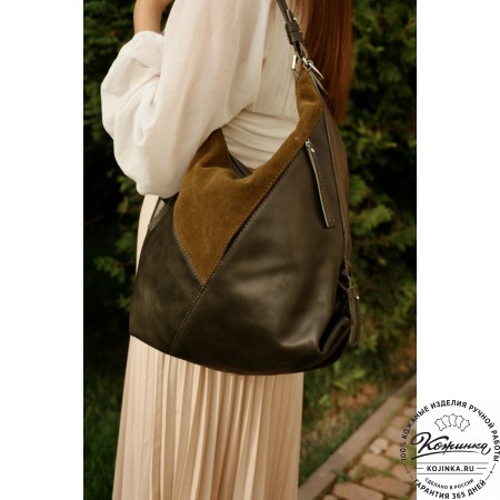  Женская кожаная сумка "Эмилия" (бежевая гладкая кожа)
