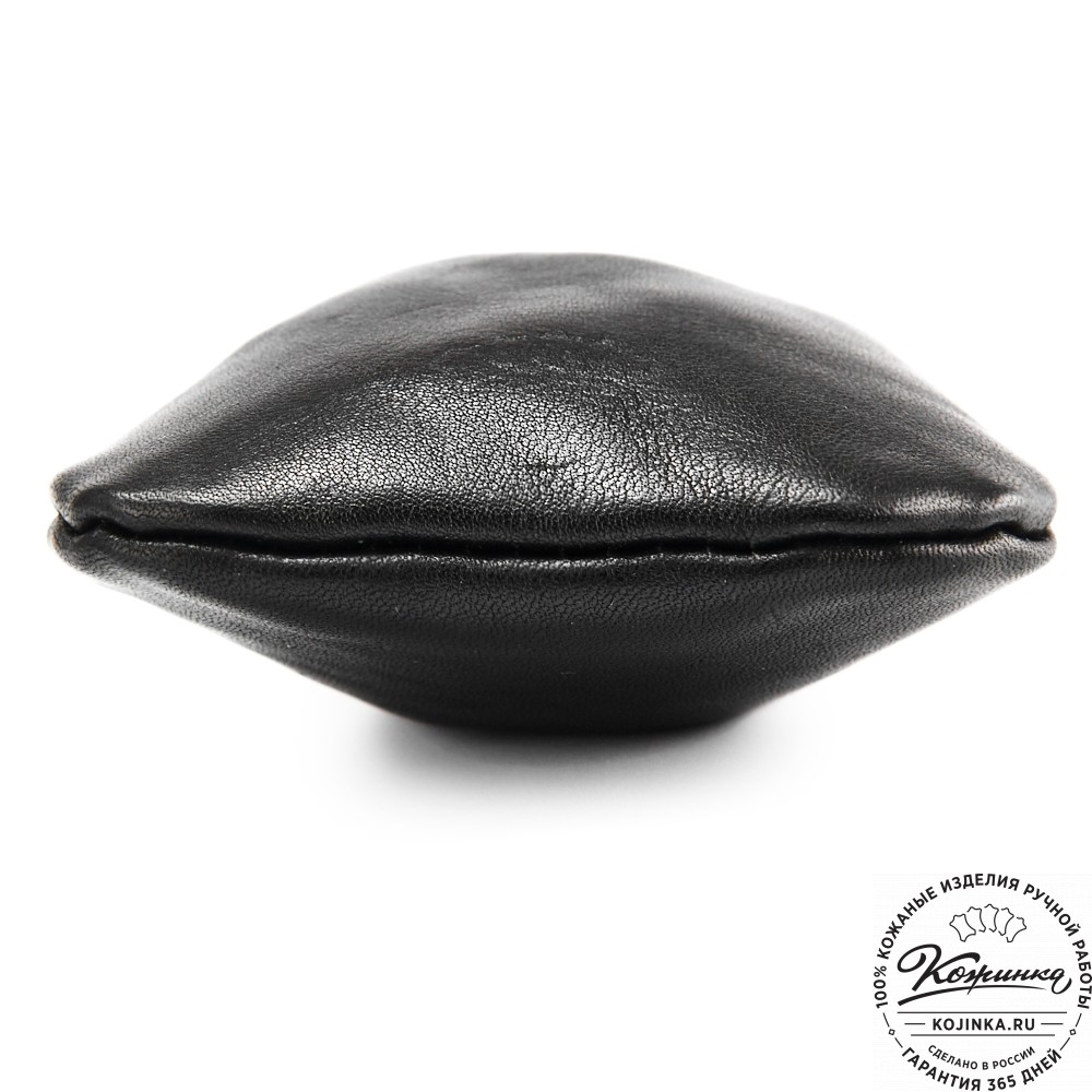 Кожаный мешочек "Луи" (чёрный)