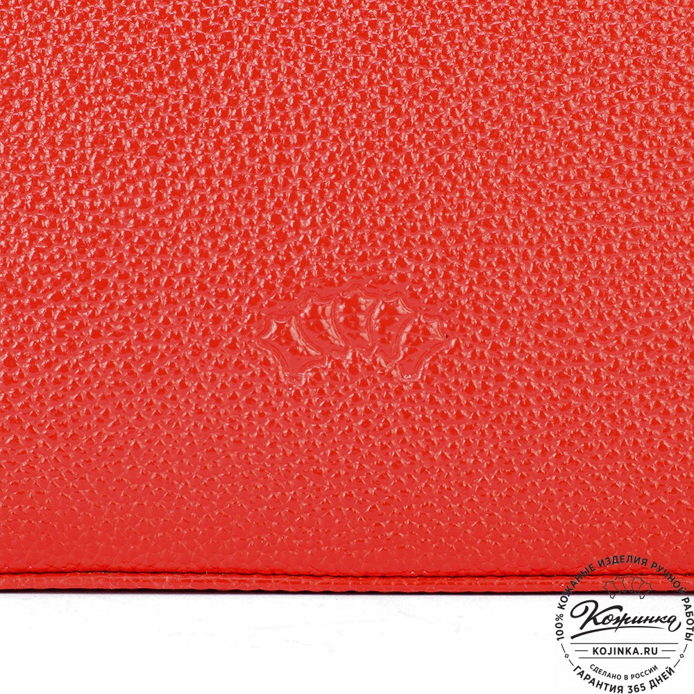 Женская кожаная сумка "Каролина" (красная)