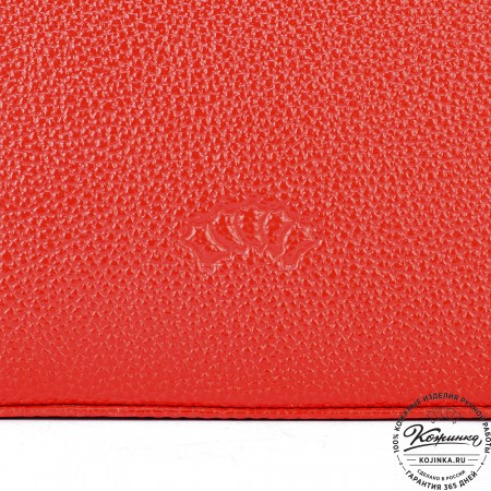 Женская кожаная сумка "Каролина" (красная)