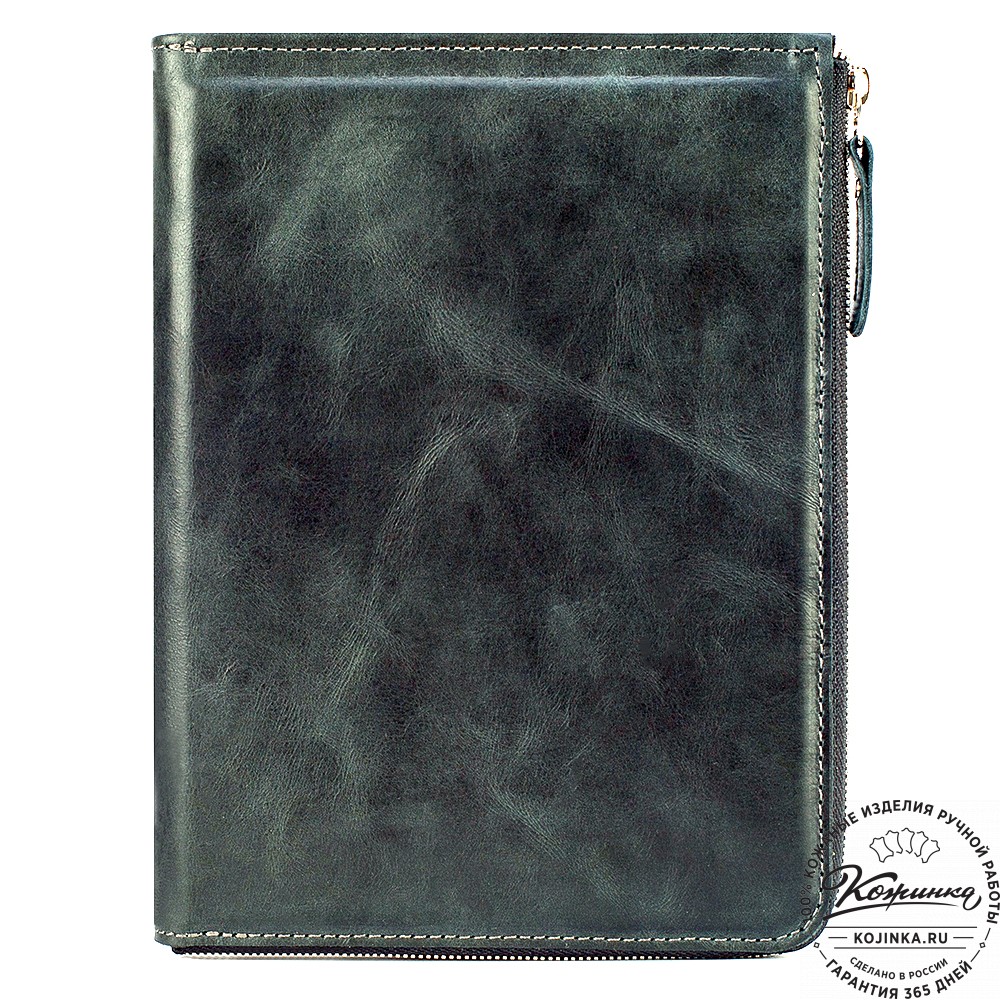 Кожаная папка для документов "Кейптаун" (черный антик)