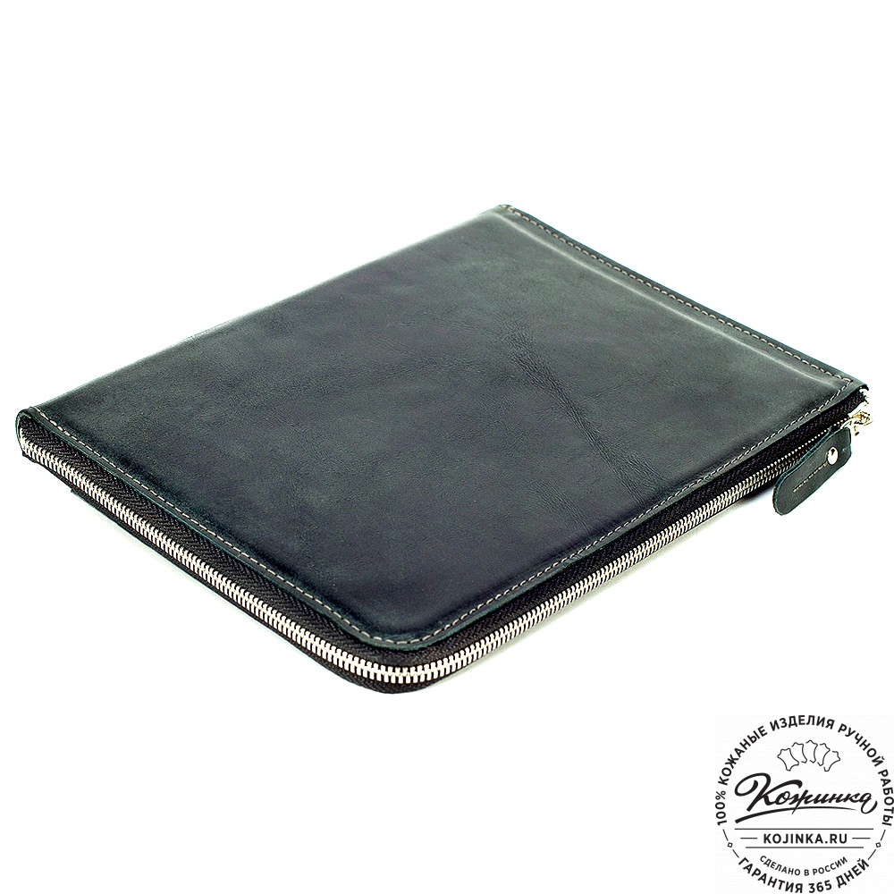 Кожаная папка для документов "Кейптаун" (черный антик)