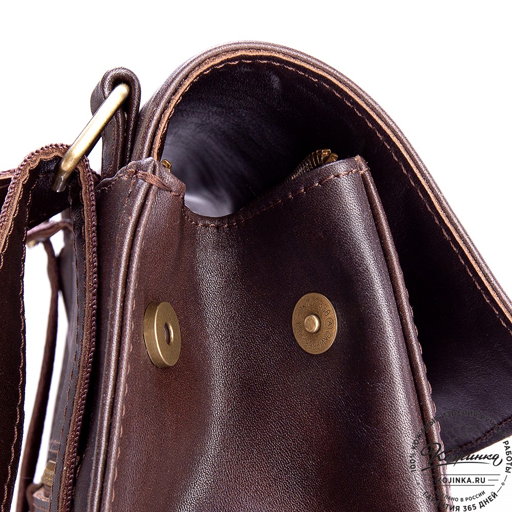 Женский кожаный рюкзак "Ассоль" (коричневая гладкая кожа)