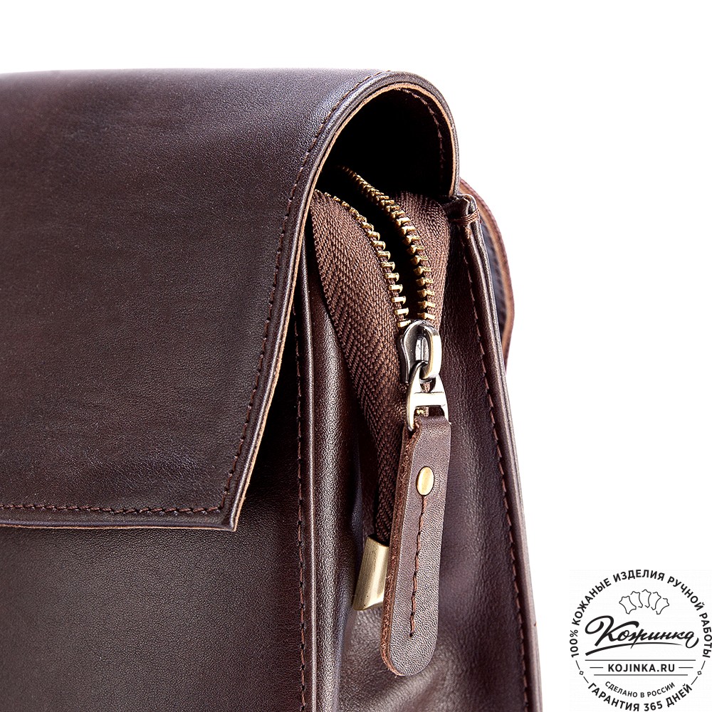 Женский кожаный рюкзак "Ассоль" (коричневая гладкая кожа)