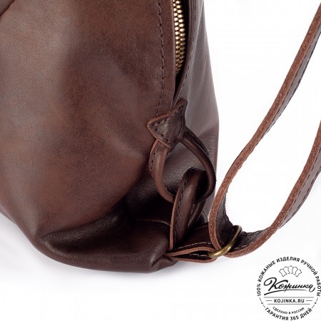 Кожаный рюкзак "Африка" (коричневый)