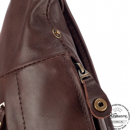 Кожаный рюкзак "Африка" (коричневый)