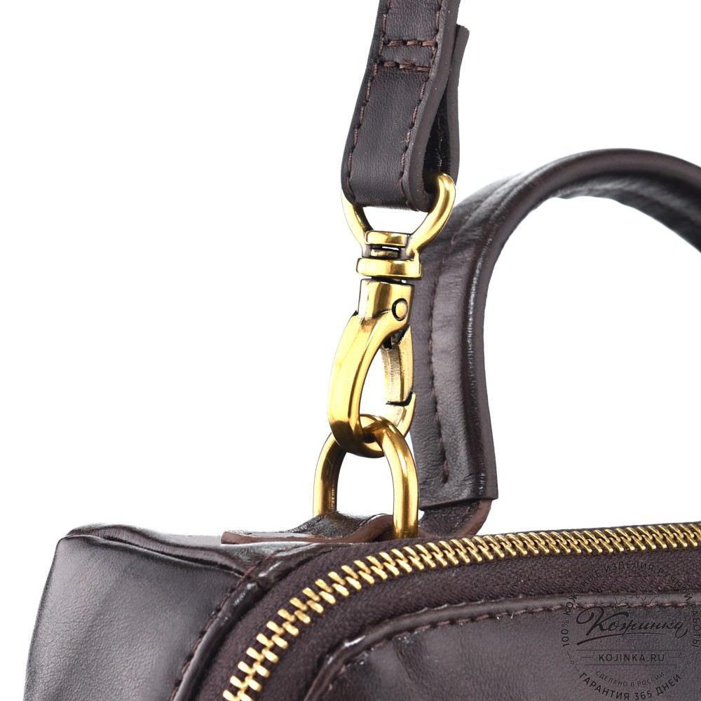 Женская кожаная сумка "Крис" "Кролик в короне"