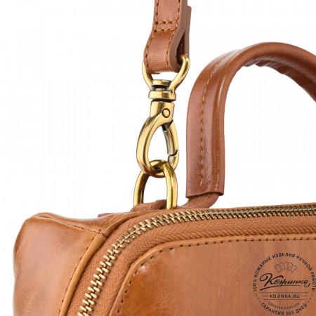 Женская кожаная сумка "Крис" "Кролики чудики"