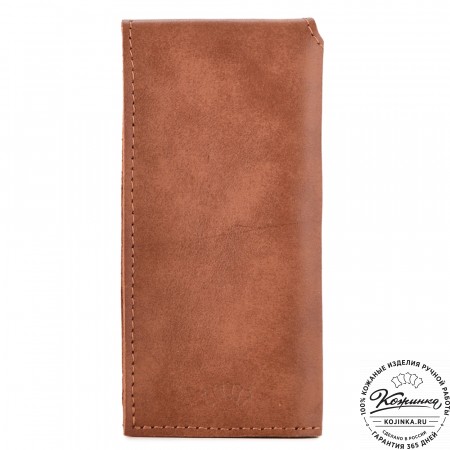 Кожаный футляр для очков "Марокко" (рыжий)