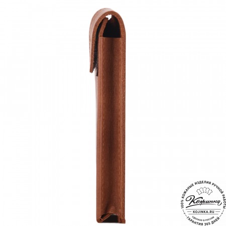 Кожаный футляр для очков "Марокко" (рыжий)