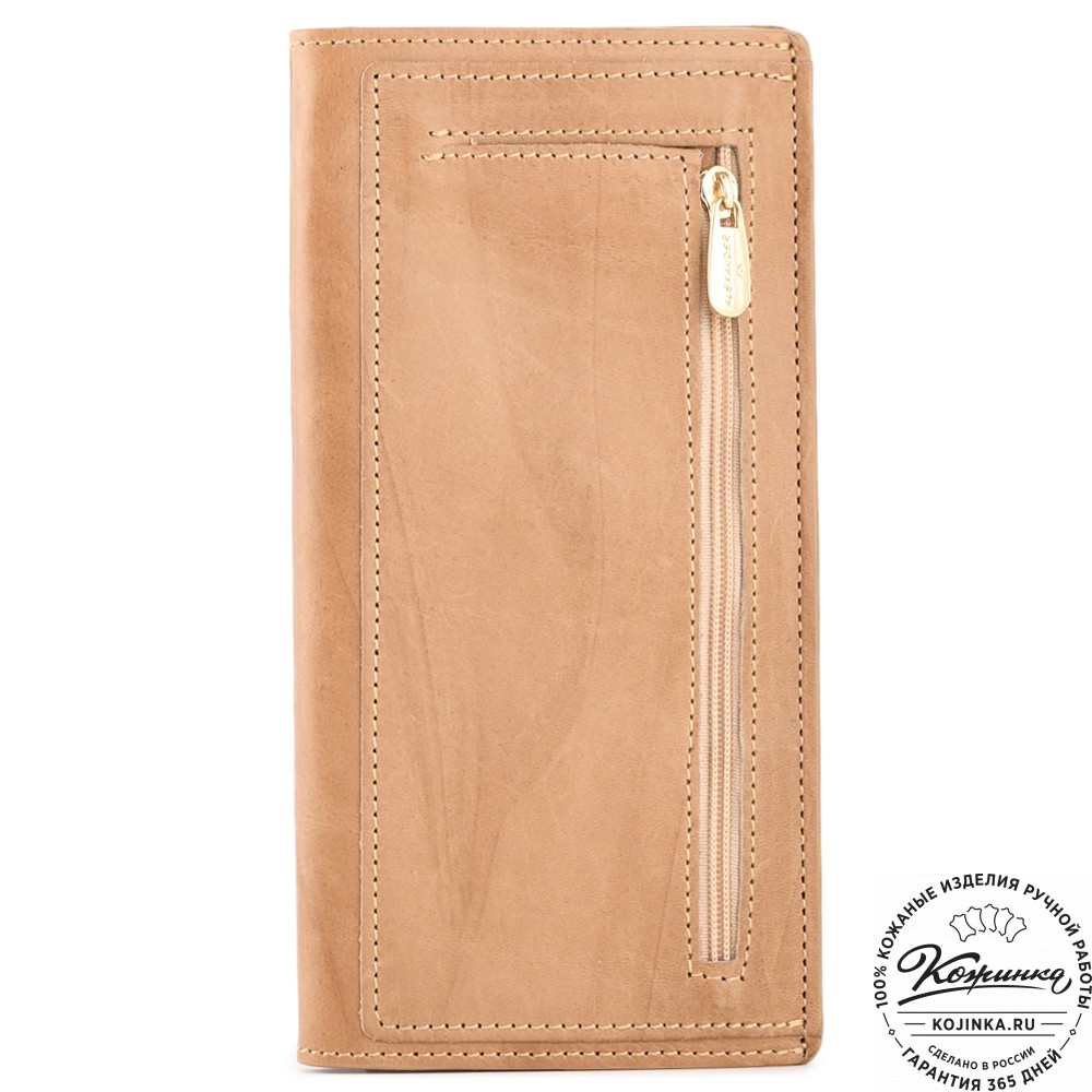 Кожаное портмоне "Монако" "Кролики чудики "