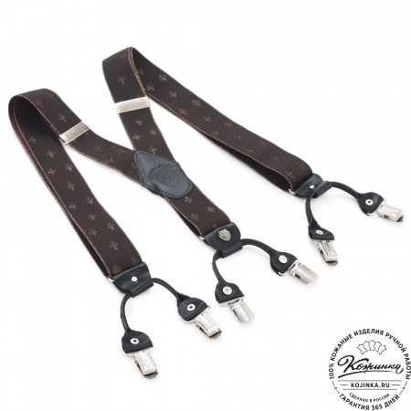  Подтяжки подарочные (коричневые)