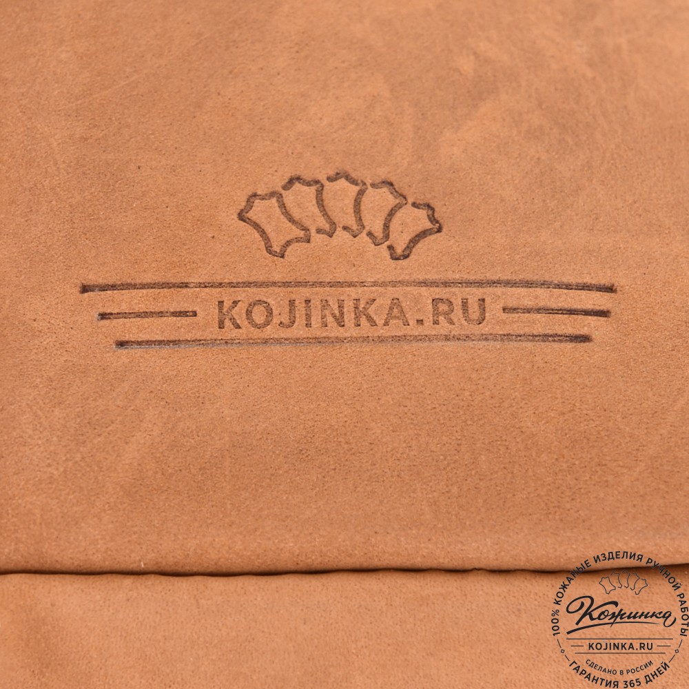  Кожаный рюкзак "Ганнибал" (рыжий крейзи) 