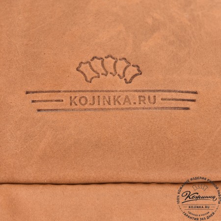  Кожаный рюкзак "Ганнибал" (рыжий крейзи) 