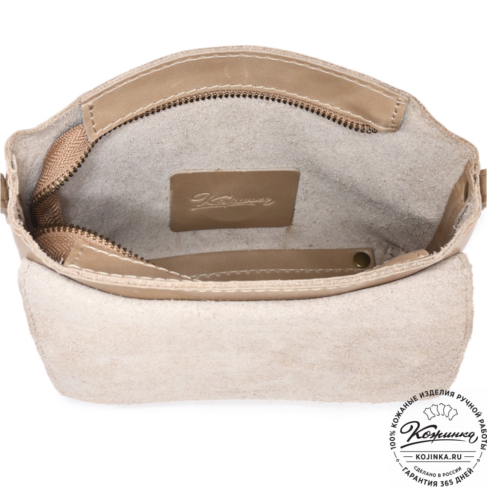  Кожаная сумка "Калифорния Нью" (бежевый)