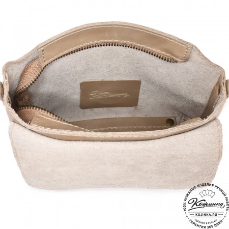  Кожаная сумка "Калифорния Нью" (бежевый)
