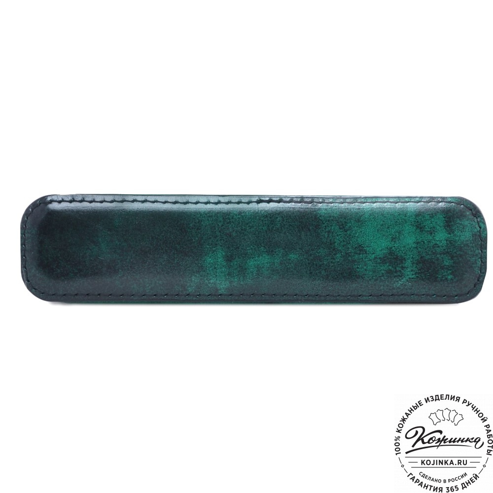  Кожаная сумка "Родос" (зеленый глянец) 