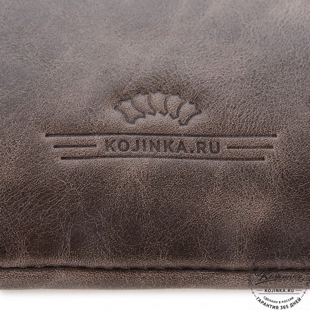  Кожаная папка для документов "Бэн" (темно-коричневый антик)