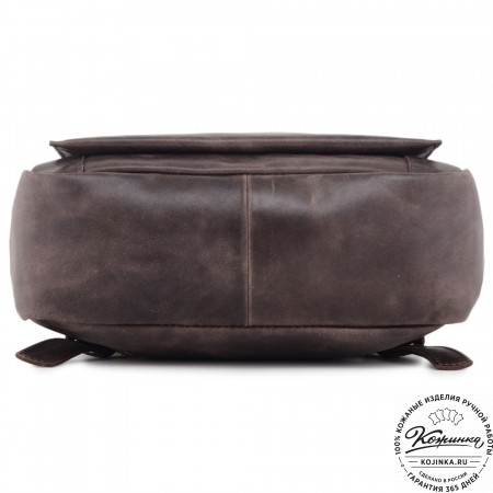  Женский кожаный рюкзак "Джессика" (темно-коричневый антик)