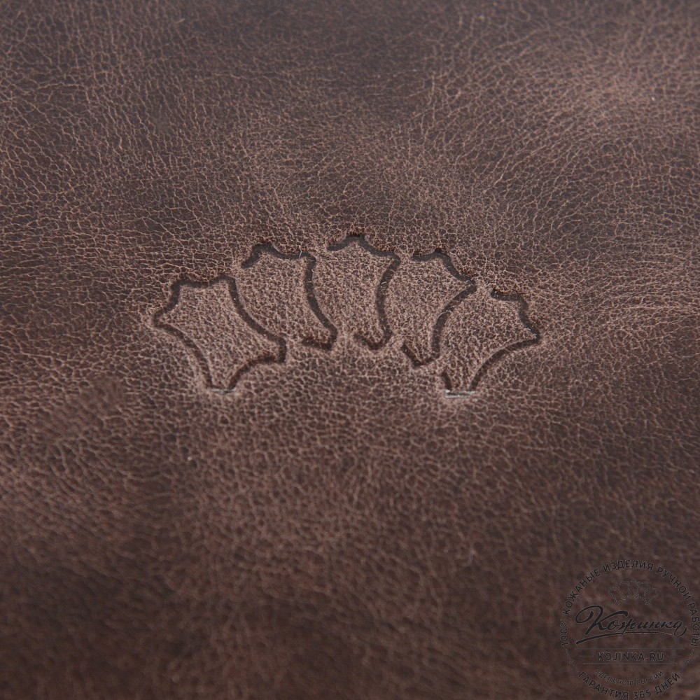  Женский кожаный рюкзак "Джессика" (темно-коричневый антик)