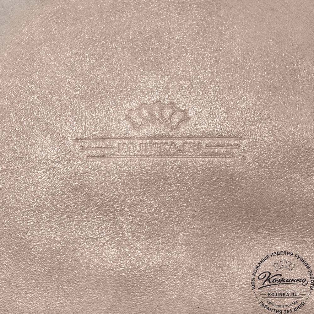  Женский кожаный рюкзак "Артемида" (бежевый гладкая кожа)