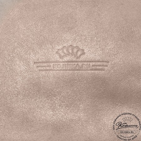  Женский кожаный рюкзак "Артемида" (бежевый гладкая кожа)