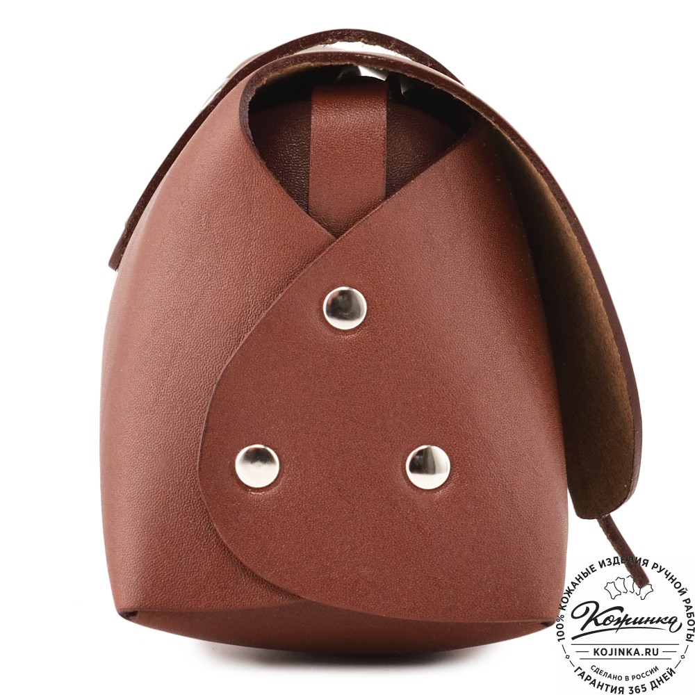 Женская кожаная сумка "Милла макси" (коньяк)