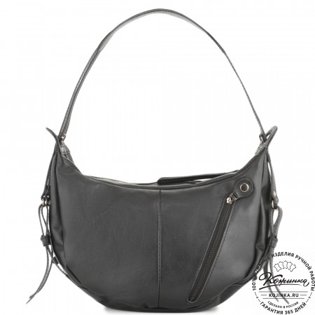 Женская кожаная сумка "Техас" (черная)
