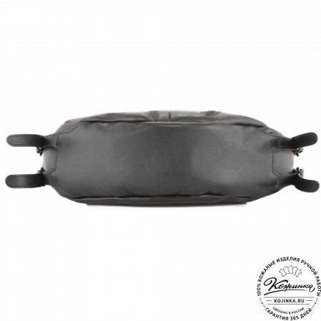 Женская кожаная сумка "Техас" (черная)