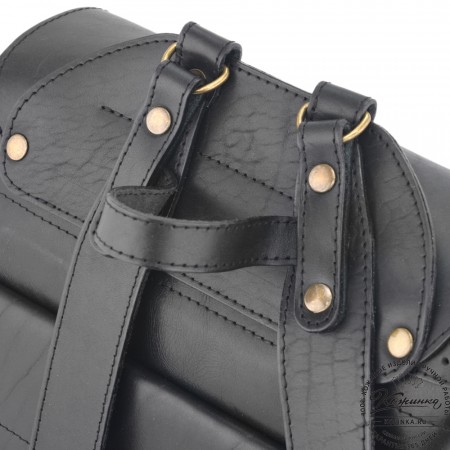 Кожаный рюкзак "Рафаэль""Лев" (черный)